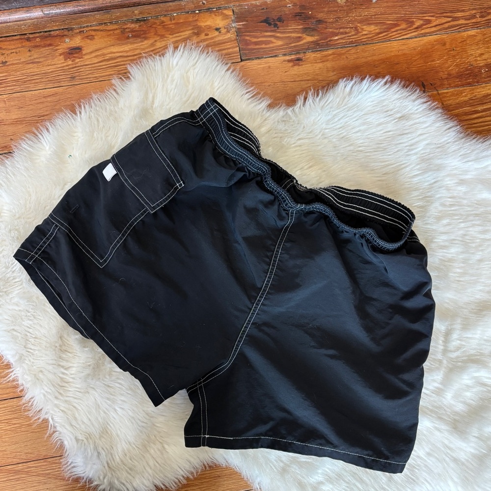 Black & White Swimsuit Shorts